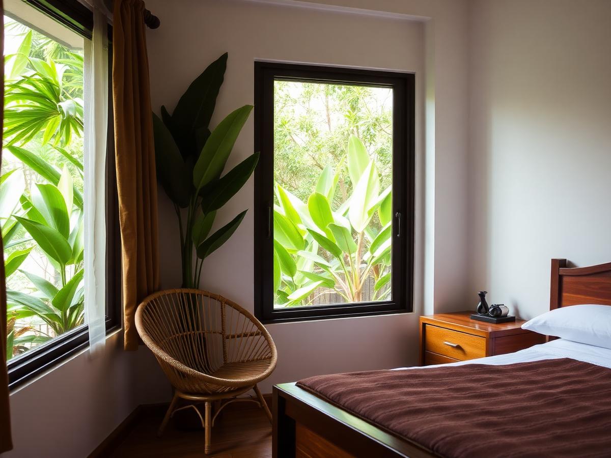 Garden Room Beach House Goviyapana — Rooms at Beach House Goviyapana boutique retreat in Ahangama, Southern Province, Sri Lanka
